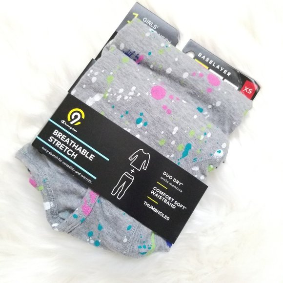 Champion Girls Scoop Neck And Pant Set Size XS Base Layer Breathable Stretch NWT - Picture 8 of 8